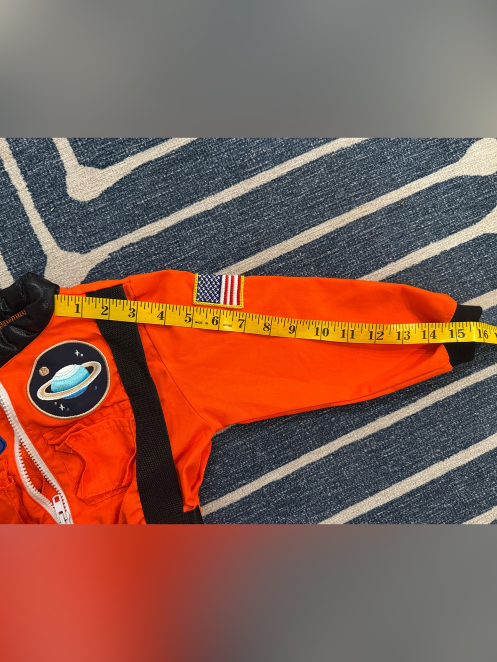 TEETOT & CO. | Kids Orange Space Explorer Jumpsuit - Picture 5 of 7